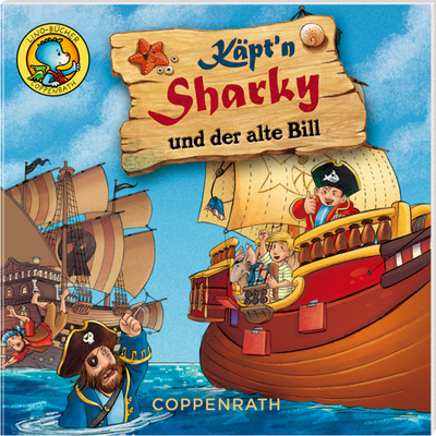 Käpt'n Sharky-Bildergeschichten (6 Lino-Bücher)