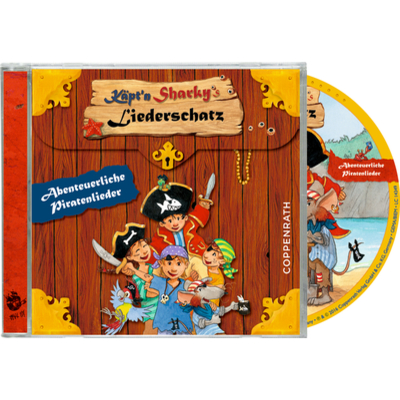 CD: Käpt'n Sharkys Liederschatz - Abenteuerliche Piratenlieder