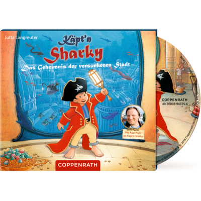 CD Hörspiel: Käpt'n Sharky - Das Geheimnis der versunkenen Stadt