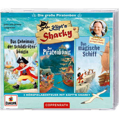 CD Hörspiel: Käpt'n Sharky - Die große Piratenbox (3 CDs)