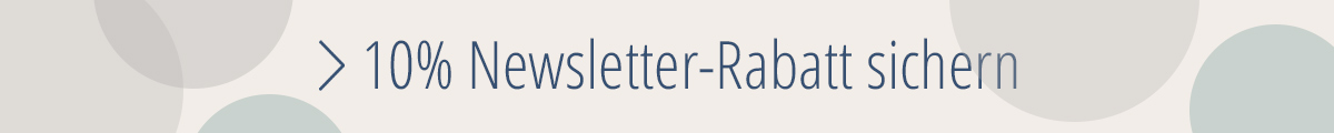 Farbfläche mit dem Text "10% Newsletter Rabatt sichern"